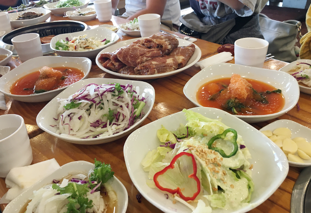 韓国での食事
